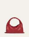 Bottega Veneta Small Hop Hobo Bag In Rosewood