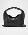 Bottega Veneta Small Hop Hobo Bag In Black