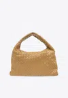 BOTTEGA VENETA SMALL HOP INTRECCIATO LEATHER SHOULDER BAG