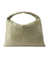 Bottega Veneta Hop Large Intrecciato Leather Tote In Green