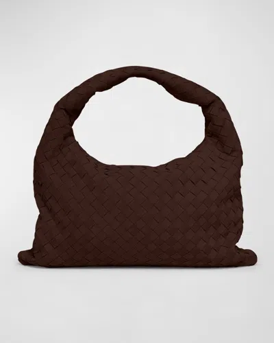Bottega Veneta Small Hop Shoulder Bag In Brown