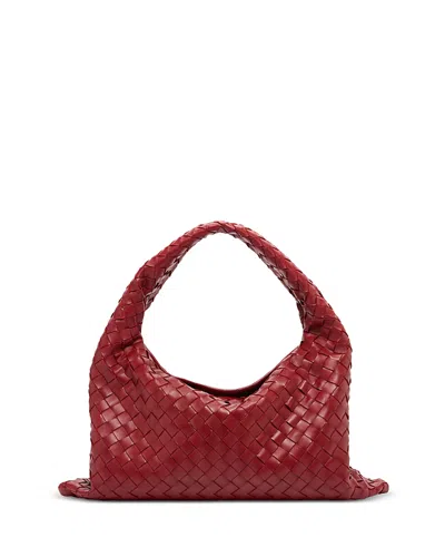 Bottega Veneta Small Hop Shoulder Bag In Rosewood/gold