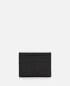 Bottega Veneta Small Interlaced Card Holder In Black