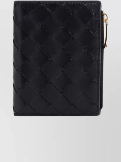 BOTTEGA VENETA SMALL INTRECCIATO BI-FOLD ZIP WALLET