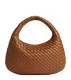 Bottega Veneta Small Intrecciato Leather Veneta Shoulder Bag In Brown