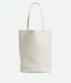 Bottega Veneta Small Intrecciato Tote Bag In White