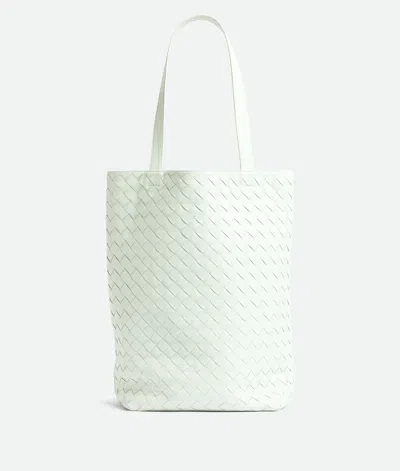 Bottega Veneta Small Intrecciato Tote Bag In White