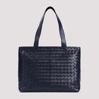 Bottega Veneta Small Intrecciato Tote Bag In Space Silver