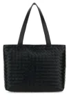 Bottega Veneta Small Intrecciato Zipped Tote In Black