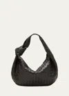 Bottega Veneta Small Jodie Bag In Dark Brown