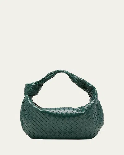 Bottega Veneta Small Jodie Bag In Emerald Green-gold