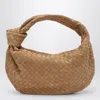 Bottega Veneta Small Jodie Bag In Amber Suede In Brown