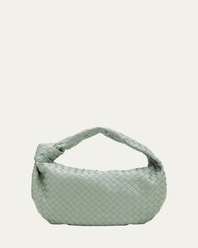 Bottega Veneta Green Small Jodie Bag In Sage Green