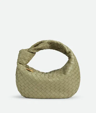 Bottega Veneta Teen Jodie Leather Bag In Travertine