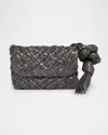 Bottega Veneta Small Kalimero Leather Shoulder Bag In Lapilli