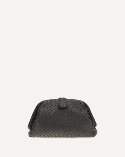 Bottega Veneta Small Lauren 1980 Clutch In Brown