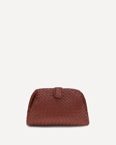 Bottega Veneta Pochette Lauren 1980 Piccola In Burgundy