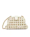 Bottega Veneta Small Lauren Shoulder Bag In White