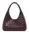 Bottega Veneta Small Leather Campana Shoulder Bag In Brown
