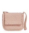 Bottega Veneta Small Leather Cobble Shoulder Bag In Pink