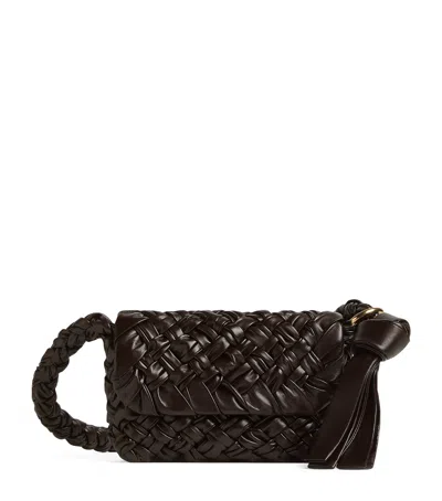 Bottega Veneta Small Woven Shoulder Bag In Fondant