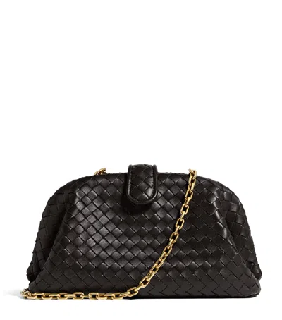 Bottega Veneta Small Leather Lauren 1980 Clutch Bag In Brown
