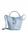 Bottega Veneta Mini Liberta Bucket Bag In Silver