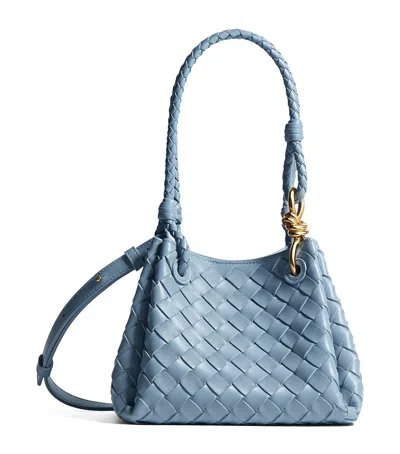Bottega Veneta Sky Blue Parachute Small Tote