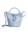 Bottega Veneta Mini Liberta Bucket Bag In Moonlight