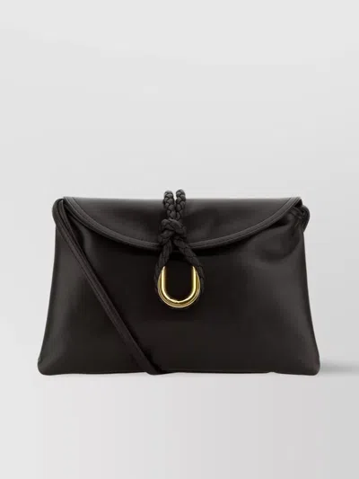 Bottega Veneta Small Liberta Crossbody Bag With Braided Handle