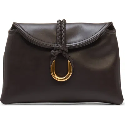 BOTTEGA VENETA BOTTEGA VENETA SMALL LIBERTA LEATHER SHOULDER BAG