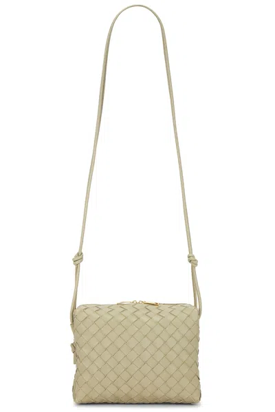 Bottega Veneta Small Loop Bag In Travertine & Gold