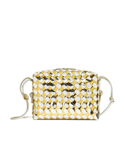 Bottega Veneta Small Loop Camera Shoulder Bag In White