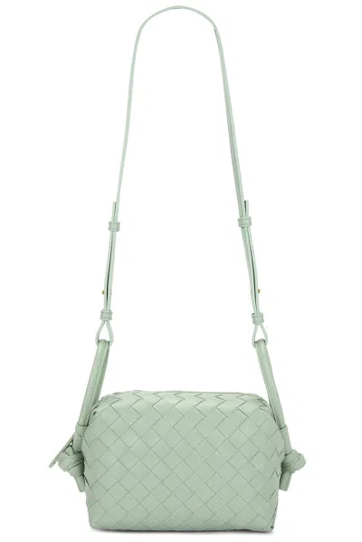 Bottega Veneta Green Small Loop Camera Bag In 1824 Glacier Muse Br