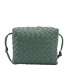 Bottega Veneta Small Loop Shoulder Bag In Green
