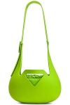 Bottega Veneta Small Moulded Shoulder Bag In Acid Green