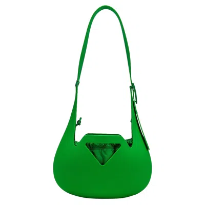 Pre-owned Bottega Veneta Small Moulded Shoulder Bag 'parakeet' | Green | Women's Size Onesize