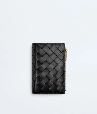 Bottega Veneta Small Nappa Wallet In Black