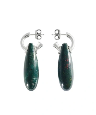 BOTTEGA VENETA SMALL ELLIPSE EARRINGS