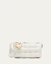 Bottega Veneta Padded Cassette Petit Format In White
