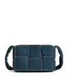 Bottega Veneta Small Tech Cassette Padded Shoulder Bag In Green