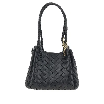 Bottega Veneta Small 'parachute' Bag In Black