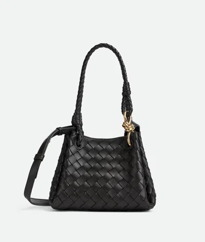 Bottega Veneta Kleine Parachute In Black
