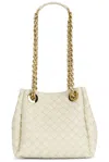Bottega Veneta Small Parachute Chain Bag In Metallic