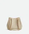 Bottega Veneta Kleine Parachute Chain In Ecru