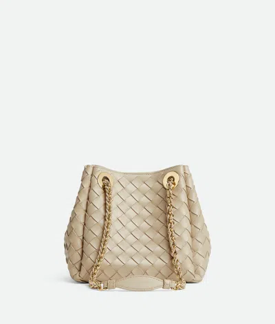 Bottega Veneta Kleine Parachute Chain In Ecru