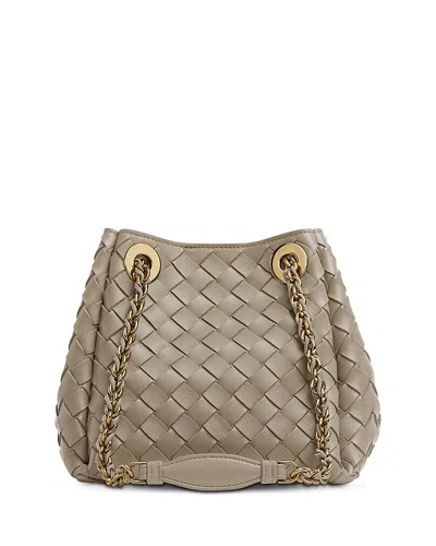 Bottega Veneta Small Parachute Intrecciato Leather Shoulder Bag