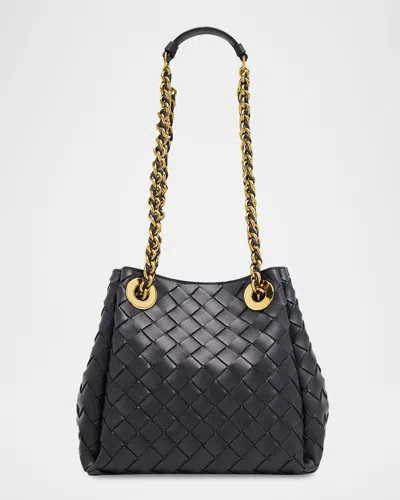 Bottega Veneta Small Parachute Leather Shoulder Bag