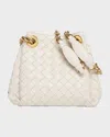 BOTTEGA VENETA SMALL PARACHUTE LEATHER SHOULDER BAG