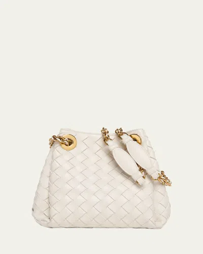 BOTTEGA VENETA SMALL PARACHUTE LEATHER SHOULDER BAG